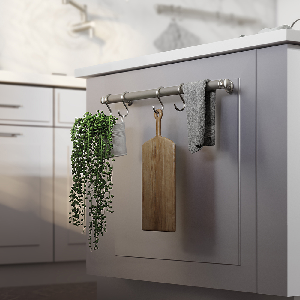 Kitchen Island Heathcote Backsplash Rail